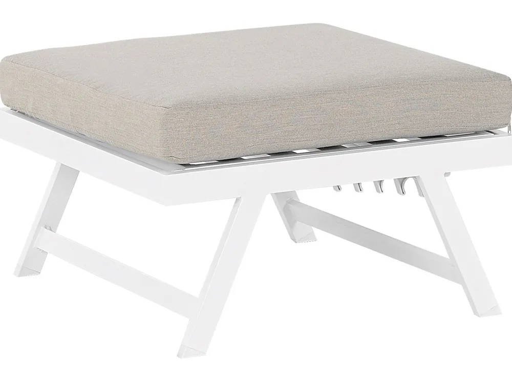 Shop Beliani 5-Istuttava Ulkosohvaryhma Alumiini Ruskeanharmaa Coccorino