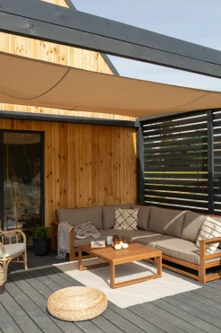 Best Beliani 4-Istuttava Ulkosohvaryhma Akaasia Oikeak. Vaalea Puu Timor