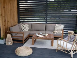 Best Beliani 4-Istuttava Ulkosohvaryhma Akaasia Oikeak. Vaalea Puu Timor