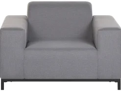 Shop Beliani 5-Istuttava Ulkosohvaryhma Kangas Harmaa/Musta Rovigo