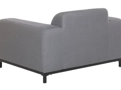 Shop Beliani 5-Istuttava Ulkosohvaryhma Kangas Harmaa/Musta Rovigo