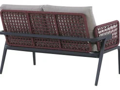 Store Beliani 4-Istuttava Ulkosohvaryhma Alumiini Harmaa Sciacca