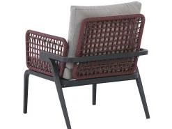 Store Beliani 4-Istuttava Ulkosohvaryhma Alumiini Harmaa Sciacca