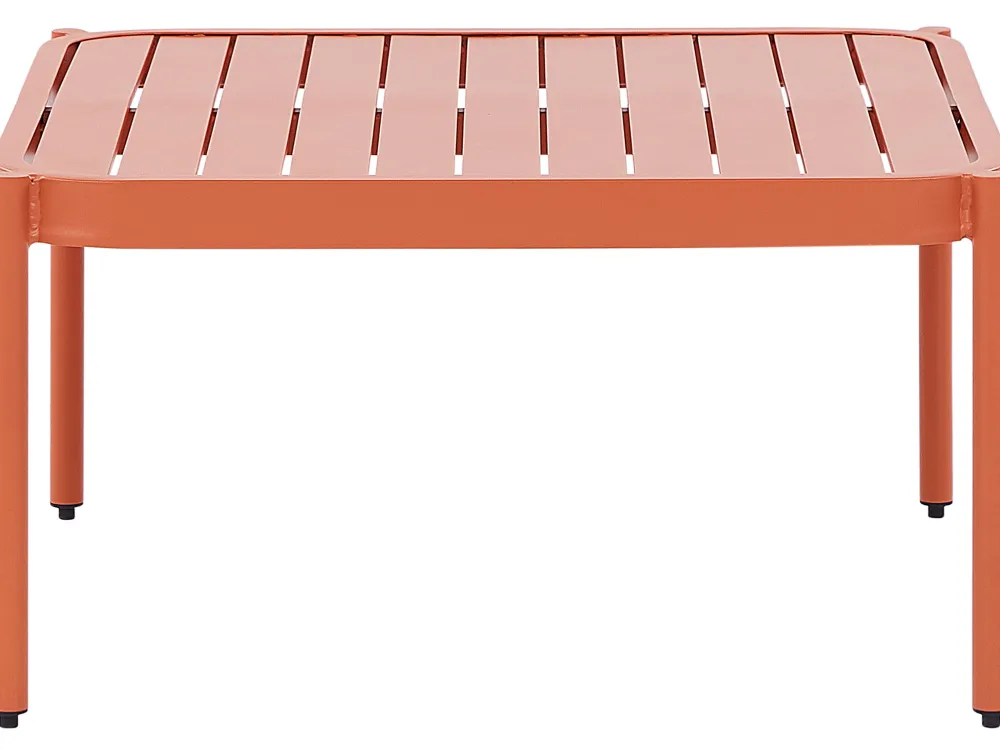 Ulkokalusteet<Beliani 2-Istuttava Ulkosohvaryhma Alumiini Oranssi Terracina