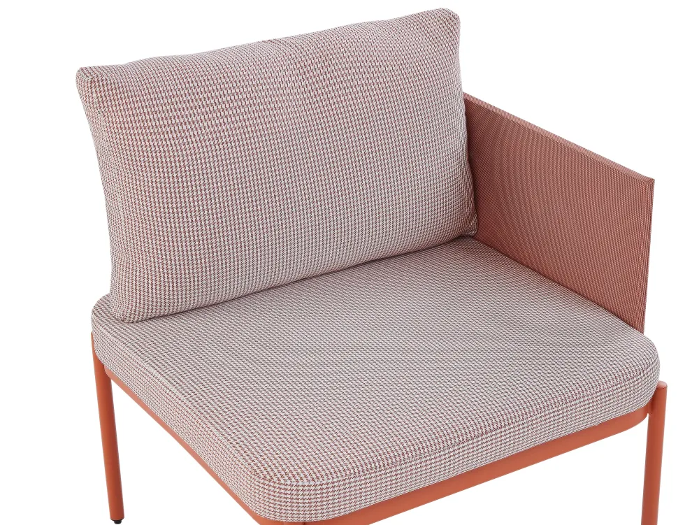 Ulkokalusteet<Beliani 2-Istuttava Ulkosohvaryhma Alumiini Oranssi Terracina