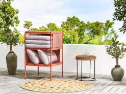 Ulkokalusteet<Beliani 2-Istuttava Ulkosohvaryhma Alumiini Oranssi Terracina