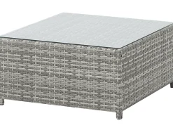 Fashion Beliani 4-Istuttava Ulkosohvaryhma Polyrottinki Tummanharmaa Avola