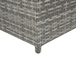 Fashion Beliani 4-Istuttava Ulkosohvaryhma Polyrottinki Tummanharmaa Avola