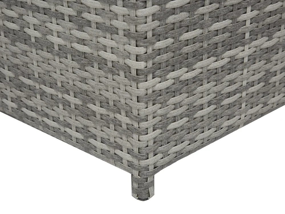 Fashion Beliani 4-Istuttava Ulkosohvaryhma Polyrottinki Tummanharmaa Avola