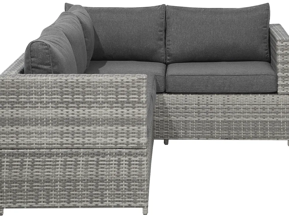 Fashion Beliani 4-Istuttava Ulkosohvaryhma Polyrottinki Tummanharmaa Avola