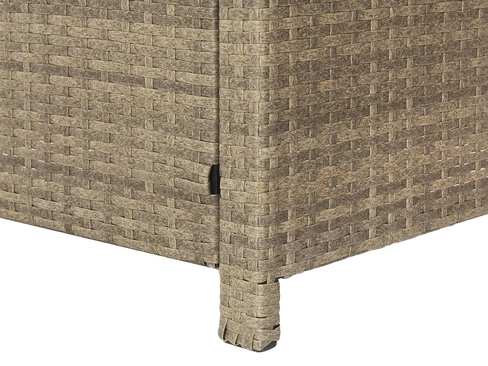 Ulkokalusteet<Beliani 5-Istuttava Ulkosohvaryhma Polyrottinki Ruskea Fonti