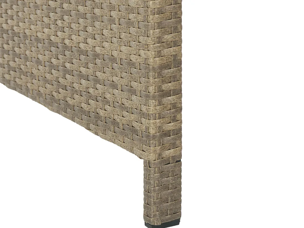 Ulkokalusteet<Beliani 5-Istuttava Ulkosohvaryhma Polyrottinki Ruskea Fonti