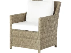 Ulkokalusteet<Beliani 5-Istuttava Ulkosohvaryhma Polyrottinki Ruskea Fonti