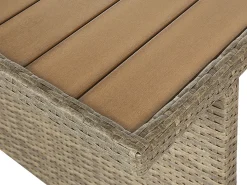 Ulkokalusteet<Beliani 5-Istuttava Ulkosohvaryhma Polyrottinki Ruskea Fonti