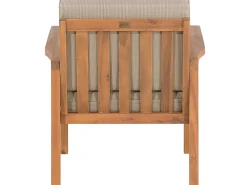 Ulkokalusteet<Beliani 4-Istuttava Ulkosohvaryhma Sertifioitu Akaasia Vaalea Puu Manila