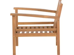 Ulkokalusteet<Beliani 4-Istuttava Ulkosohvaryhma Sertifioitu Akaasia Vaalea Puu Manila