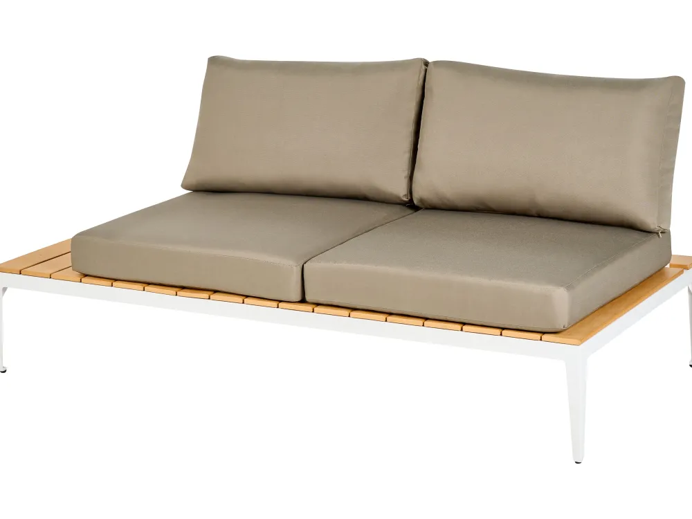 Ulkokalusteet<Beliani 5-Istuttava Ulkosohvaryhma Alumiini Harmaa Positano