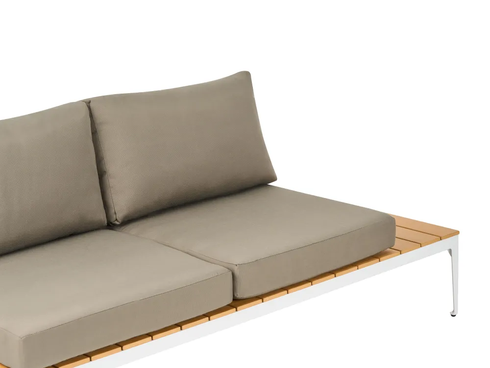 Ulkokalusteet<Beliani 5-Istuttava Ulkosohvaryhma Alumiini Harmaa Positano