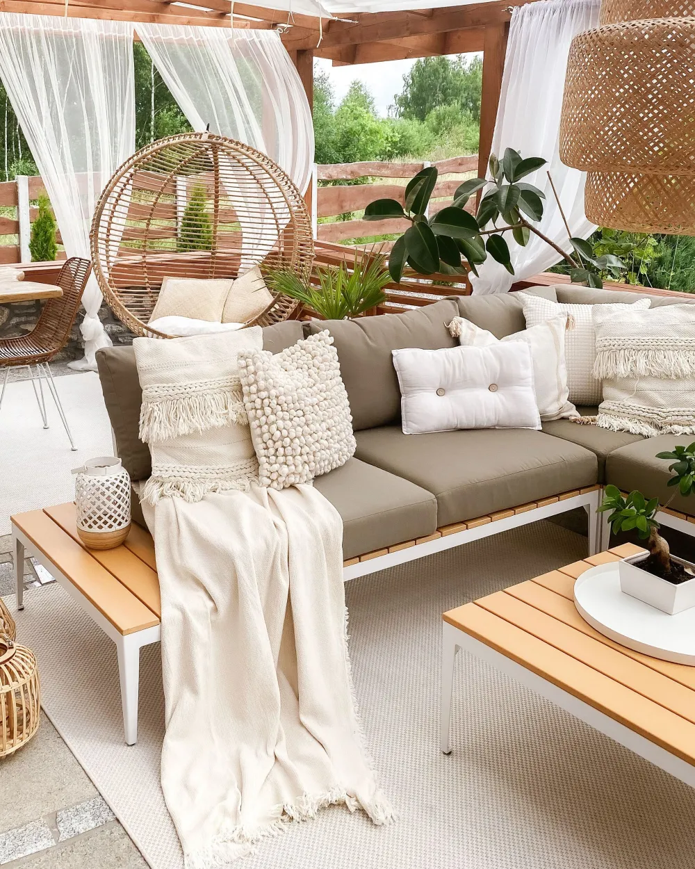 Ulkokalusteet<Beliani 5-Istuttava Ulkosohvaryhma Alumiini Harmaa Positano