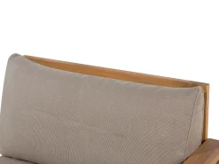 Outlet Beliani 4-Istuttava Ulkosohvaryhma Sertifioitu Akaasia Oikeak. Vaalea Puu Timor