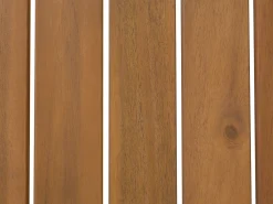 Outlet Beliani 4-Istuttava Ulkosohvaryhma Sertifioitu Akaasia Oikeak. Vaalea Puu Timor