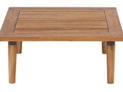 Shop Beliani 2-Istuttava Ulkosohvaryhma Akaasia Vaalea Puu/Harmaa Frascati