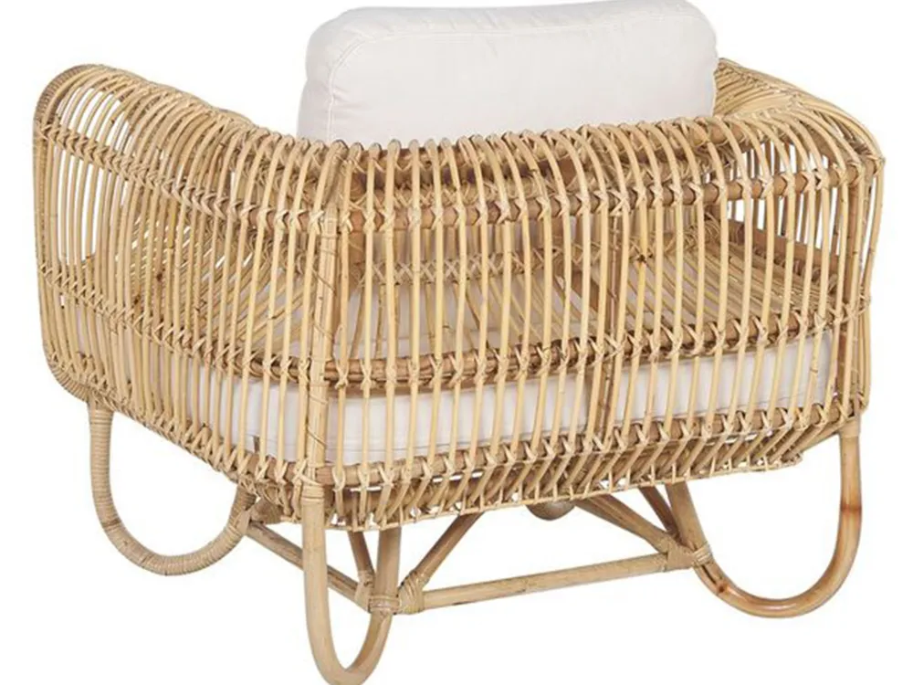 Discount Beliani 4-Istuttava Ulkosohvaryhma Rottinki Luonnonvari Dolcedo/Limni