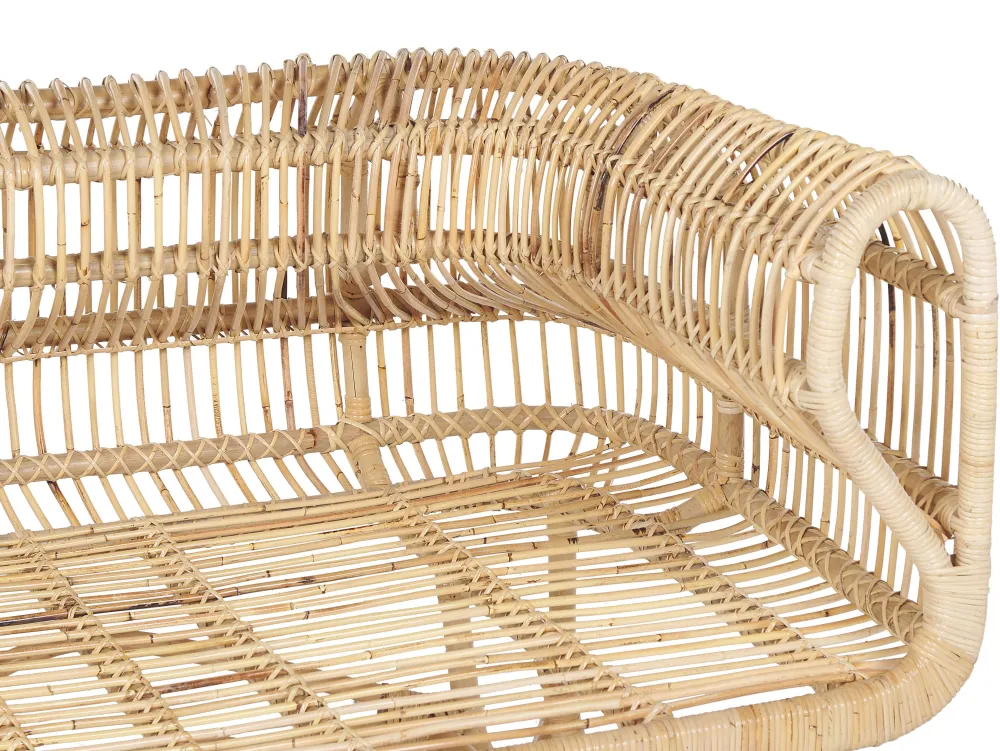 Discount Beliani 4-Istuttava Ulkosohvaryhma Rottinki Luonnonvari Dolcedo/Limni