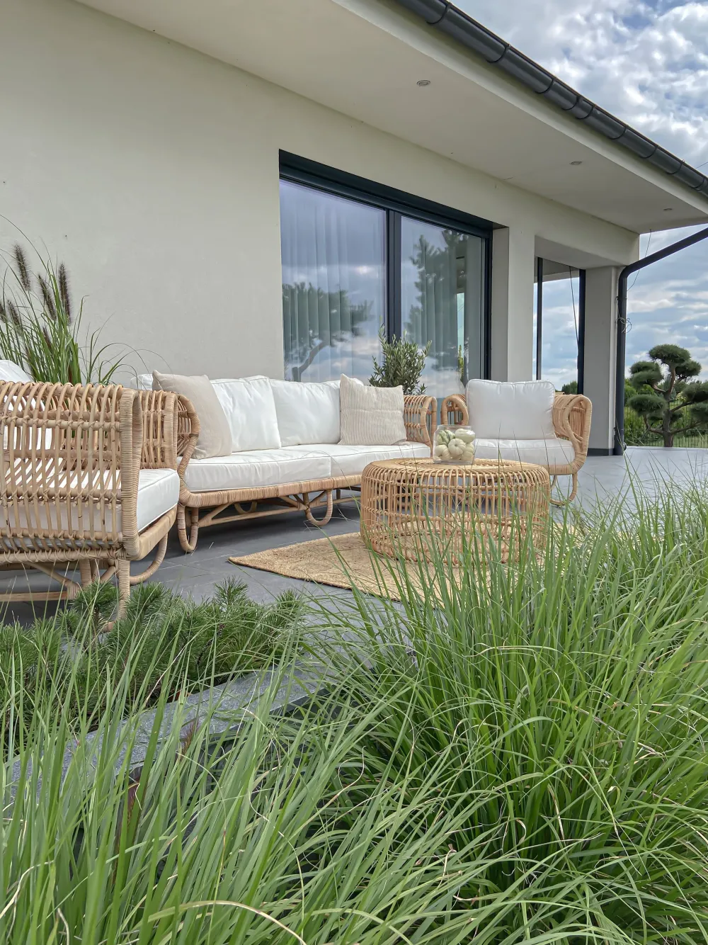 Discount Beliani 4-Istuttava Ulkosohvaryhma Rottinki Luonnonvari Dolcedo/Limni