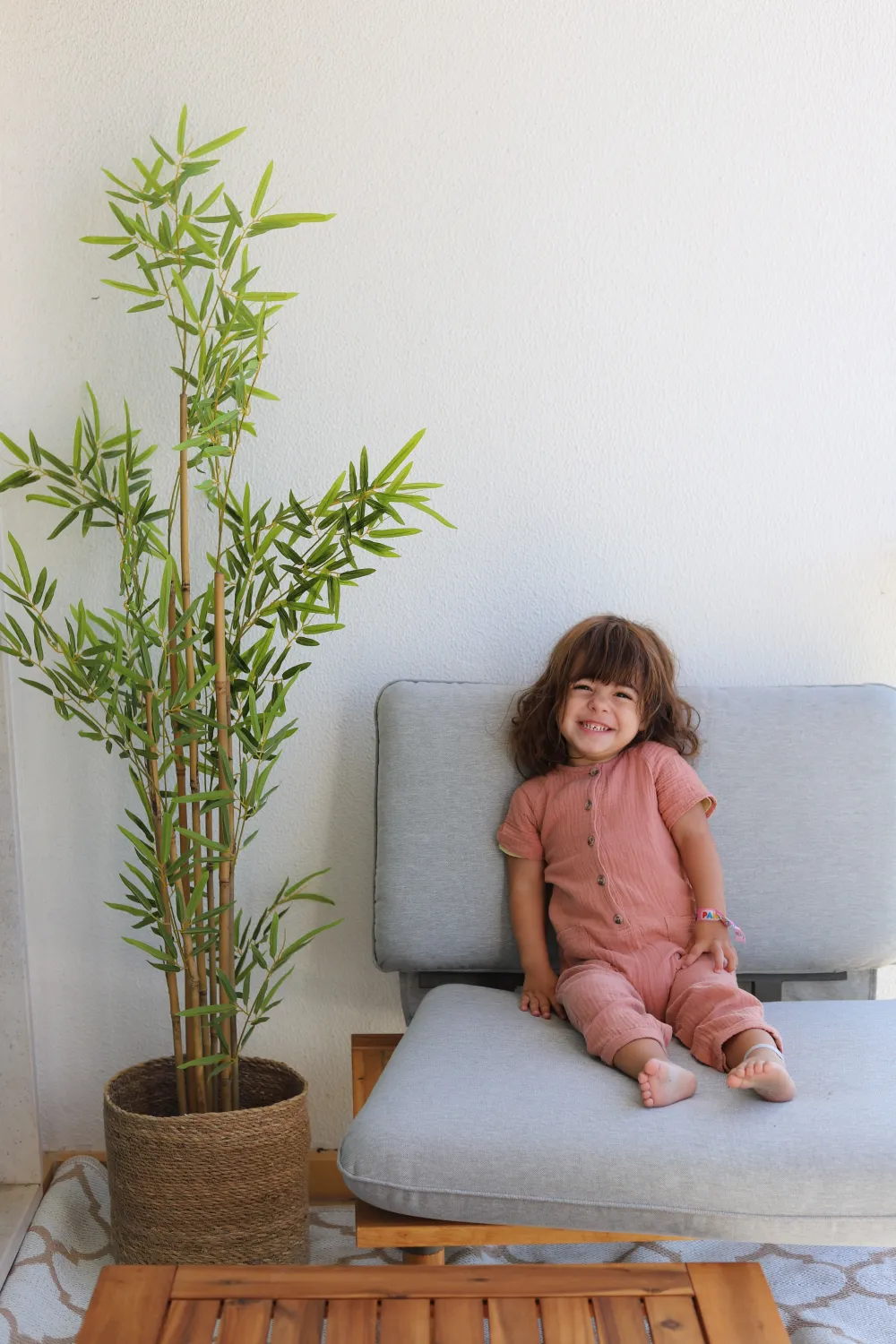 Ulkokalusteet<Beliani 4-Istuttava Ulkosohvaryhma Akaasia Vaalea Puu/Harmaa Frascati