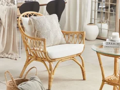 Online Beliani 4-Istuttava Ulkosohvaryhma Rottinki Luonnonvari Sibari