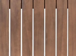 Ulkokalusteet<Beliani 4-Istuttava Ulkosohvaryhma Sertifioitu Akaasia Vasenk. Tumma Puu Timor Ii