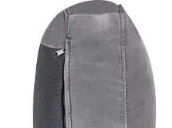 Sohvat<Beliani 4-Istuttava U-Muotoinen Kulmavuodesohva Säilytystilalla Sametti Harmaa Lerum