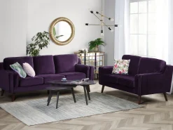 New Beliani 2-Istuttava Violetti Sohva Lokka