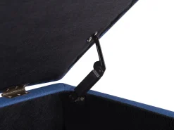 Best Beliani 3-Istuttava Vuodesohva Ja Rahi Kangas Laivastonsininen Falster