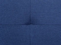 Best Beliani 3-Istuttava Vuodesohva Ja Rahi Kangas Laivastonsininen Falster