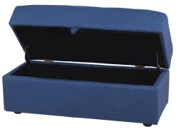 Best Beliani 3-Istuttava Vuodesohva Ja Rahi Kangas Laivastonsininen Falster