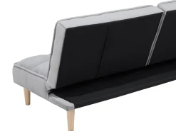 Clearance Beliani 3-Istuttava Vuodesohva Kangas Vaaleanharmaa Siljan