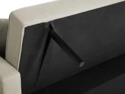 Sohvat<Beliani 3-Istuttava Vuodesohva Kangas Beige Glomma