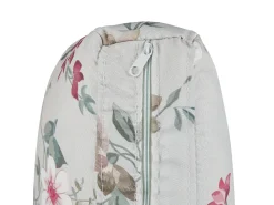 Sohvat<Beliani 2-Istuttava Vuodesohva Kangas Vaaleanharmaa Kukkakuvio Silda