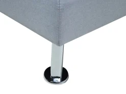 Cheap Beliani 3-Istuttava Vuodesohva Kangas Vaaleanharmaa Roxen