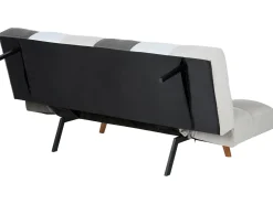 Cheap Beliani 3-Istuttava Vuodesohva Kangas Harmaa/Sininen Ingaro