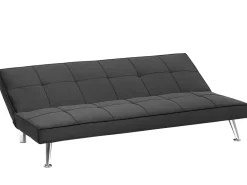 Discount Beliani 3-Istuttava Vuodesohva Kangas Harmaa Hasle