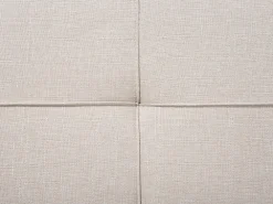 Best Beliani 3-Istuttava Vuodesohva Kangas Beige Ronne