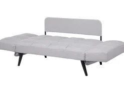 Sohvat<Beliani 2-Istuttava Vuodesohva Kangas Vaaleanharmaa Brekke