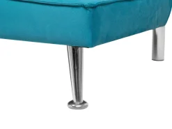 Sohvat<Beliani 3-Istuttava Vuodesohva Kangas Sininen Hasle