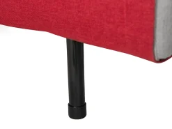 Sohvat<Beliani 1-Istuttava Vuodesohva Kangas Punainen Farris