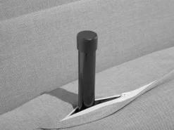 Sohvat<Beliani 1-Istuttava Vuodesohva Kangas Vaaleanharmaa Setten