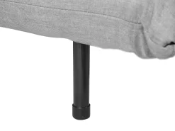 Sohvat<Beliani 1-Istuttava Vuodesohva Kangas Vaaleanharmaa Setten