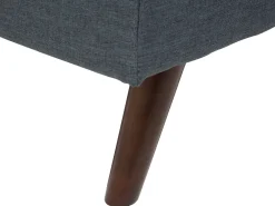 Sohvat<Beliani 3-Istuttava Vuodesohva Kangas Harmaa Ronne